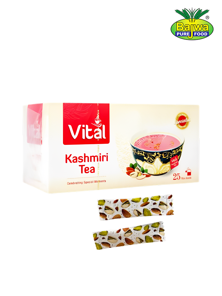 Vital Kashmiri Tea Bags Pista Almond 25 Bags