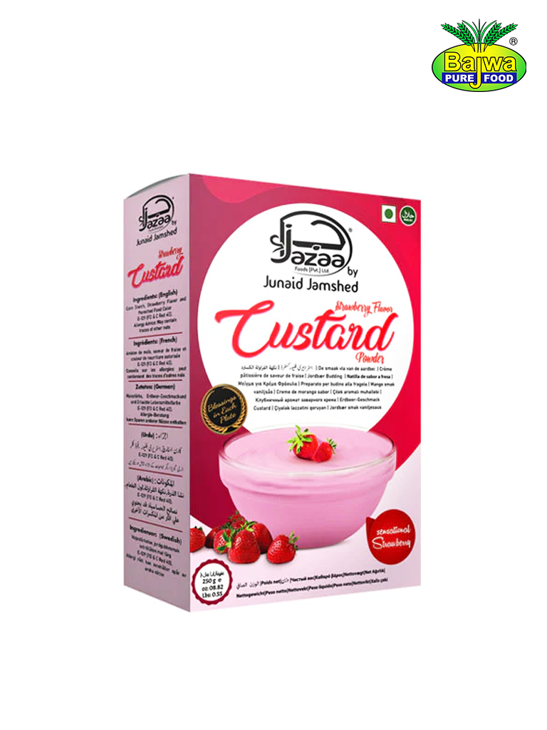 Jazaa Custard Strawberry 250g