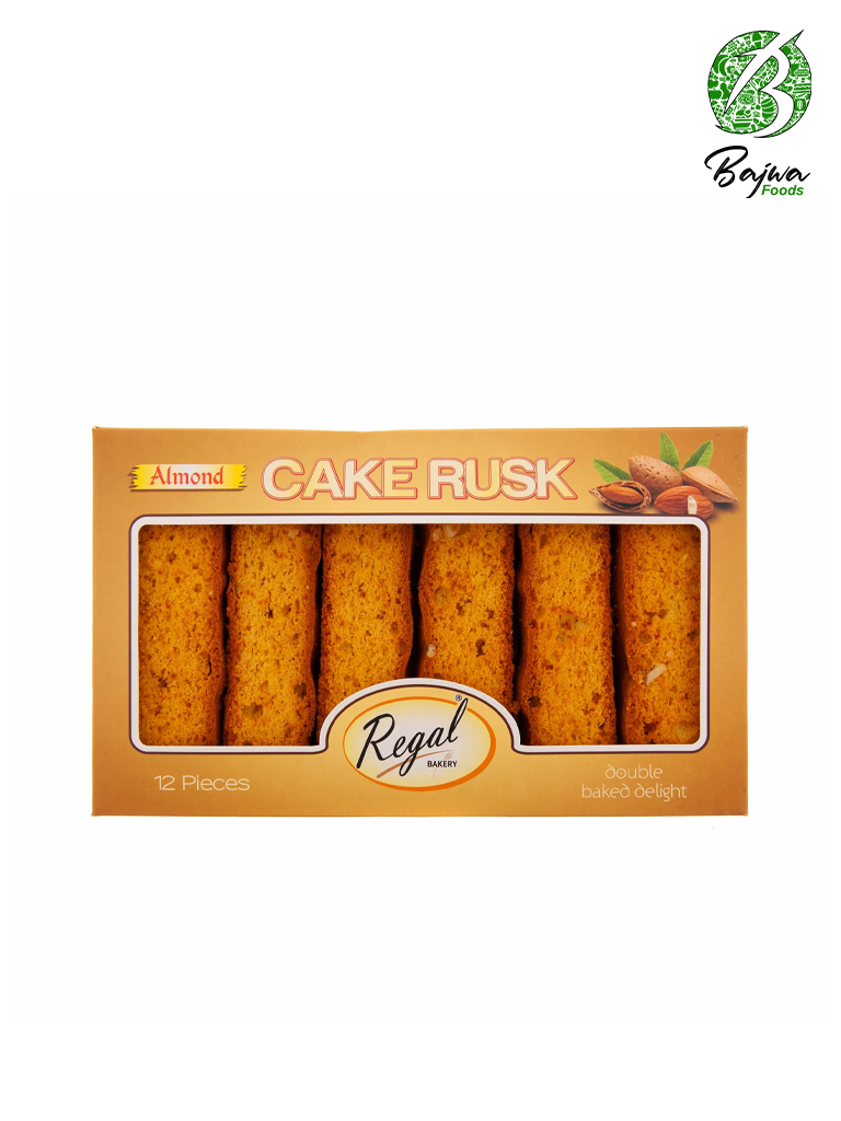 Regal Cake Rusk Almond 12Pcs